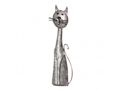Mačka kovová 30 cm