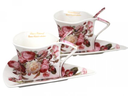 Porcelánová súprava ruže