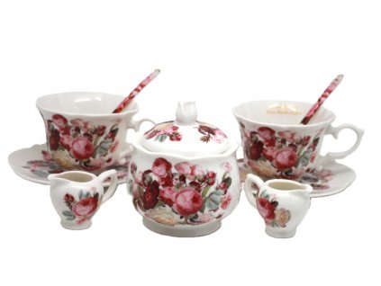 Porcelánová súprava kvety