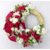Veniec na dvere s pivóniami 50 cm