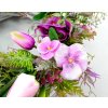 Veniec s tulipánmi a sirôtkami 48 cm