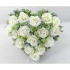 SRDCE spomienkové ruže 40 cm