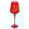 Pohár výročný 50 červený