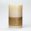 SVIEČKA 12 cm RUSTIC - CREAM