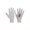 Rukavice nylon biele Bunting 8" M