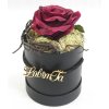 ARANŽMÁN valentínsky - temná ruža 19 cm