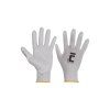 Rukavice nylon biele Bunting 6" S
