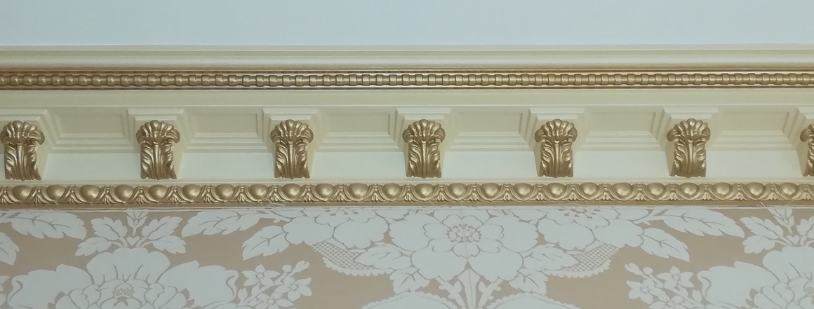 Detail pozlacené