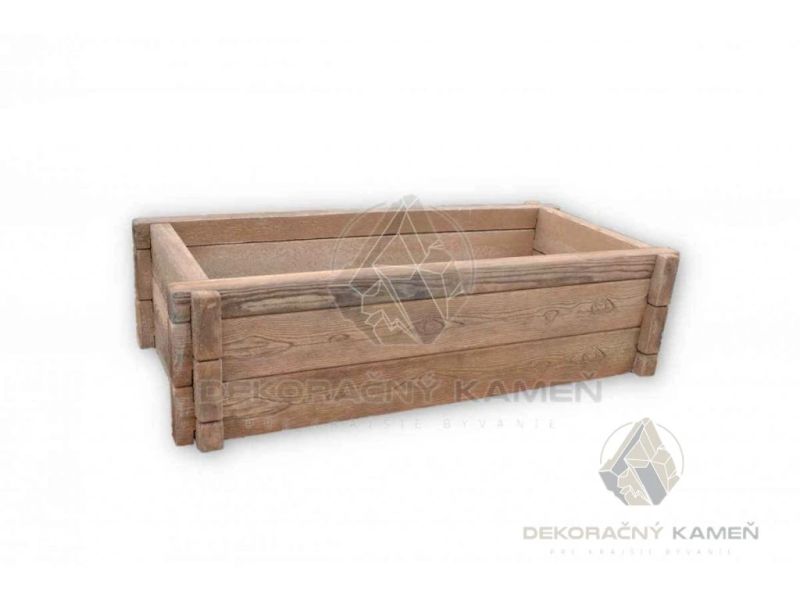 Betónový vyvýšený záhon 180x90 cm