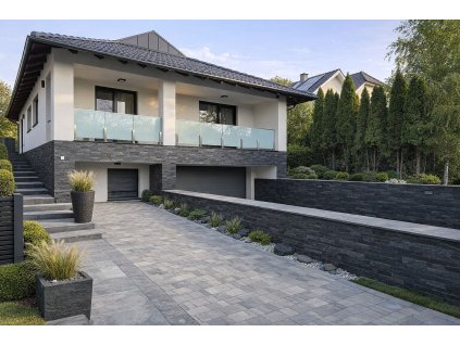 Jask Black WL34H fasada z kamena