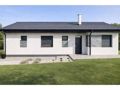 Silver grey kamenny obklad na fasade