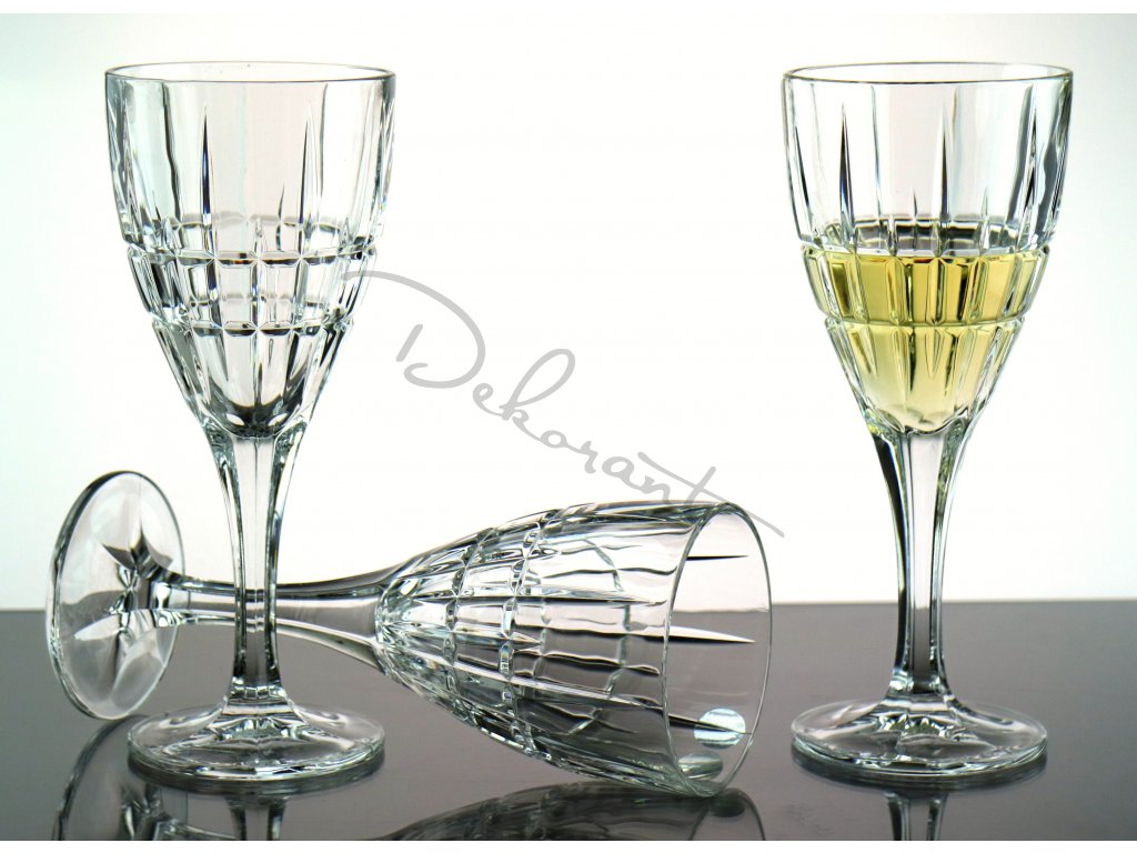 Crystal Bohemia sklenice na bílé víno Dover 250 ML 6KS - Dekorant.cz