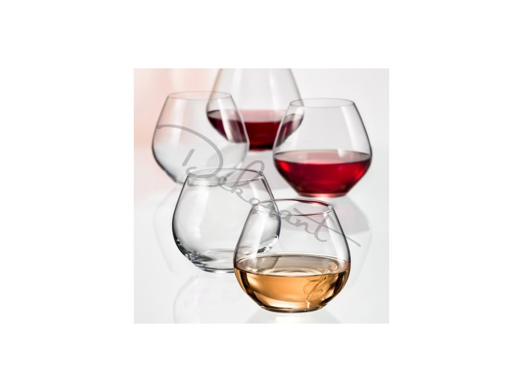 Crystalex sklenice na víno a lihoviny Amoroso 340 ml 2KS