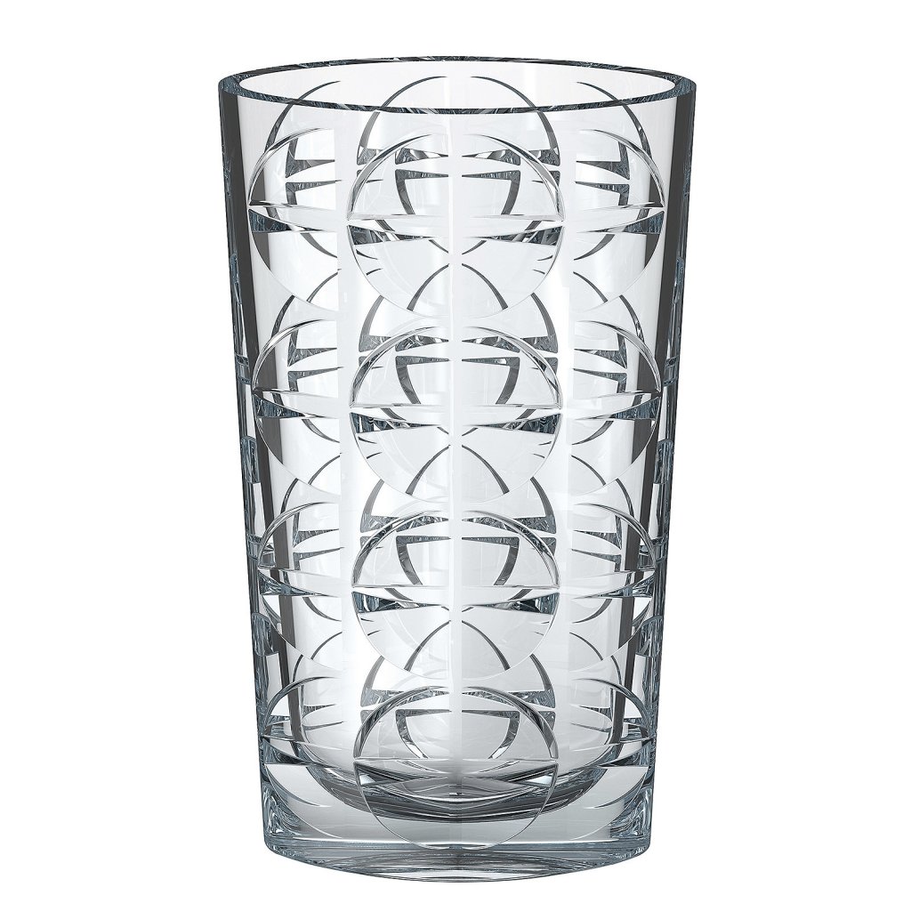 Crystalite Bohemia skleněná váza Eclipse 32,5 cm