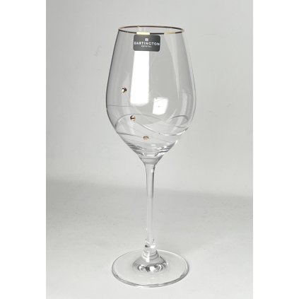 Dartington sklenice na bílé víno Glitz s krystaly Swarovski 330 ml 2KS