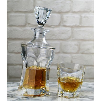 Crystalite Bohemia whisky set Acapulco (1+2)