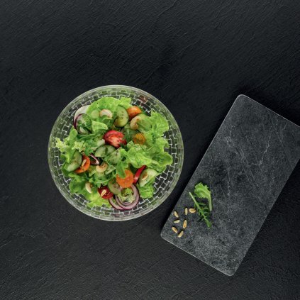 23cm+Nachtmann+Bossa+Nova+Crystal+Salad+Bowl