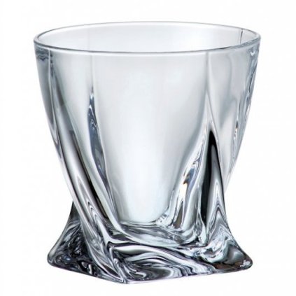 Crystalite Bohemia sklenice na whisky Quadro 340 ML, 6 KS