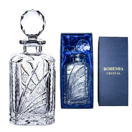 Bohemia Crystal ručně broušená karafa na whisky Kometa 800 ml