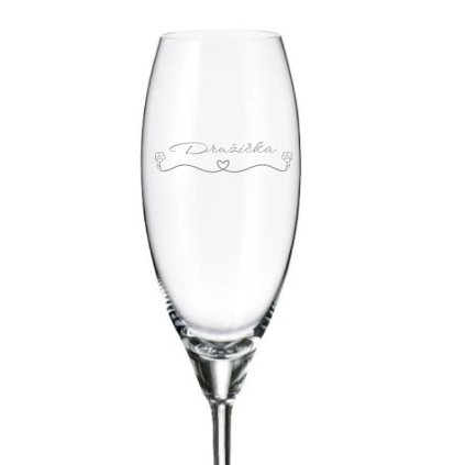 Sklenička pro družičku VLNKA 290 ml 1KS