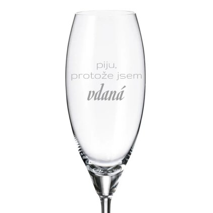 Sklenička pro nevěstu PIJU PROTOŽE 290 ml 1KS