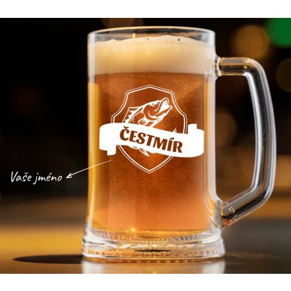 Pivní půllitr pro rybáře TROFEJ