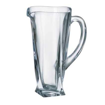 Crystalite Bohemia skleněný džbán Quadro 1100 ML