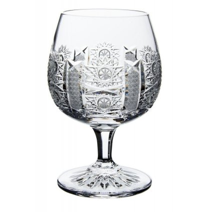 Bohemia Crystal ručně broušené sklenice na rum, brandy a koňak Iris 280 ml 2KS
