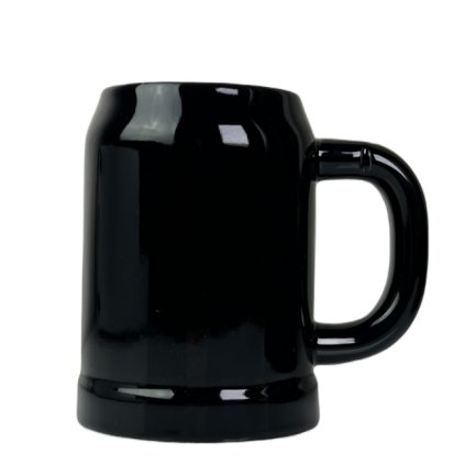 Keramický černý půllitr 500 ml 1KS