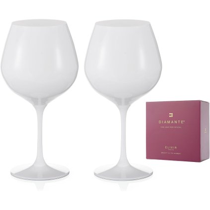 Diamante sklenice na červené víno Spirit 610 ml 2KS