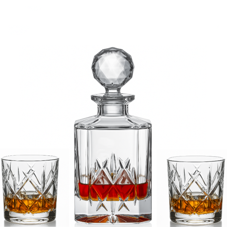 Crystal Bohemia Bohemia Crystal whisky set York 1+2