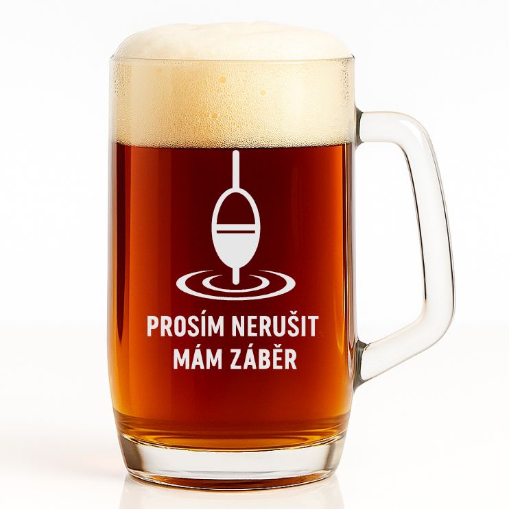 Dekorant Pivní třetinka pro rybáře Ludwig 300 ml 1KS