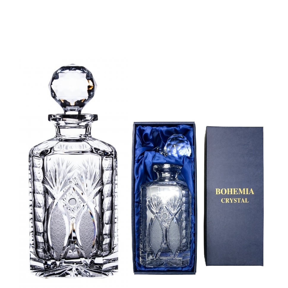 Bohemia Crystal ručně broušená karafa na whisky Exclusive 800 ml