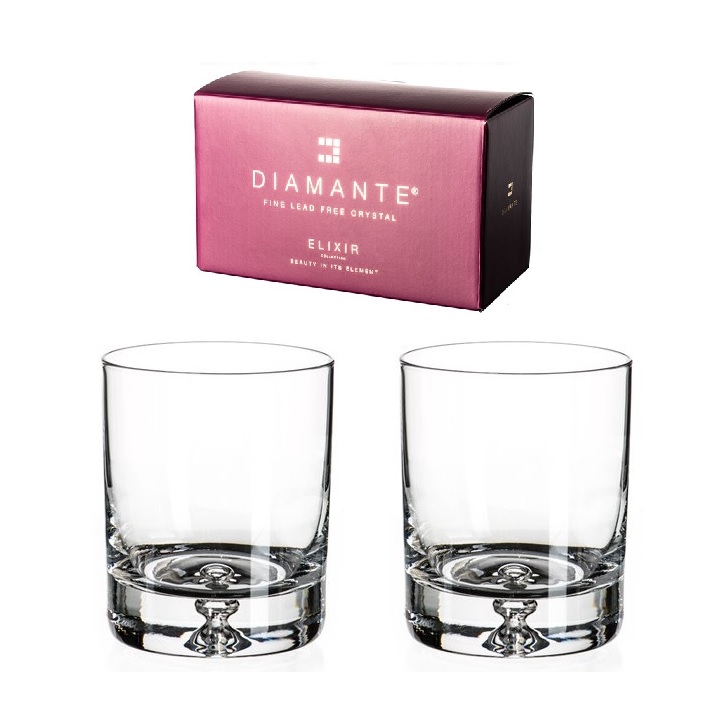 Diamante sklenice na whisky Buble 250 ml 2KS