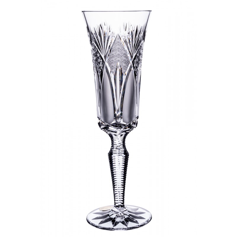 Onte Crystal Bohemia Crystal dárková sada na šampaňské se skleničkami dekor 52564 180 ml 2KS