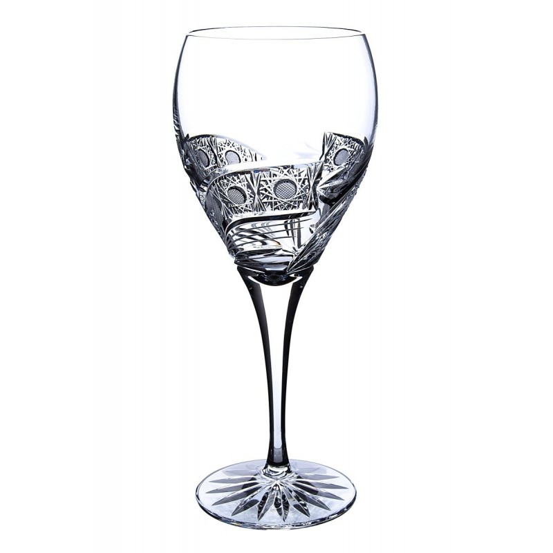 Bohemia Crystal ručně broušené sklenice na červené víno Kometa 420 ml 2KS