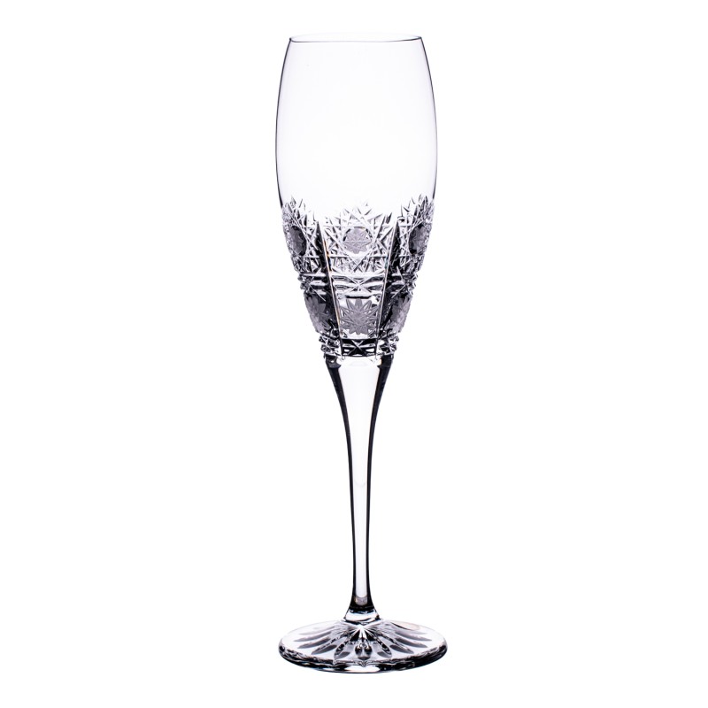 Bohemia Crystal ručně broušené sklenice na šampaňské 500pk 150 ml 2KS