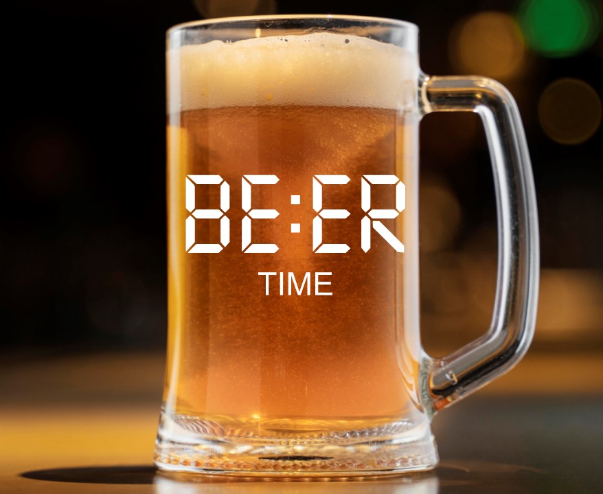 Pivní půllitr BEER TIME