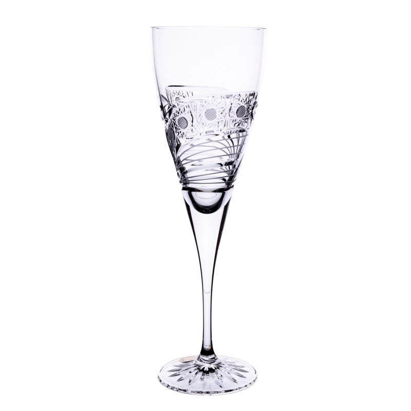 Bohemia Crystal ručně broušené sklenice na bílé víno Kometa 260 ml 2KS