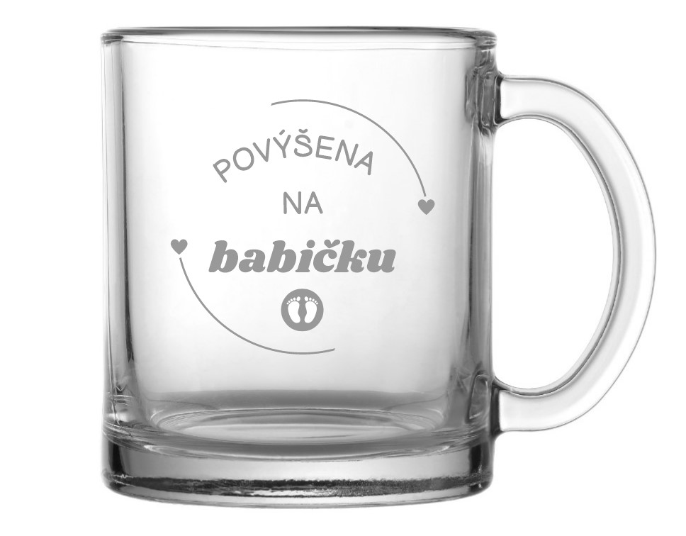 Dekorant Hrneček pro babičku POVÝŠENA NA BABIČKU