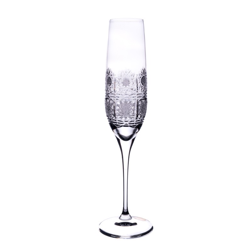 Onte Crystal Bohemia Crystal broušené sklenice na šampaňské 500pk 200 ml 2KS