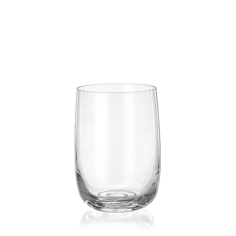 Crystalex malá skleněná váza 18 cm