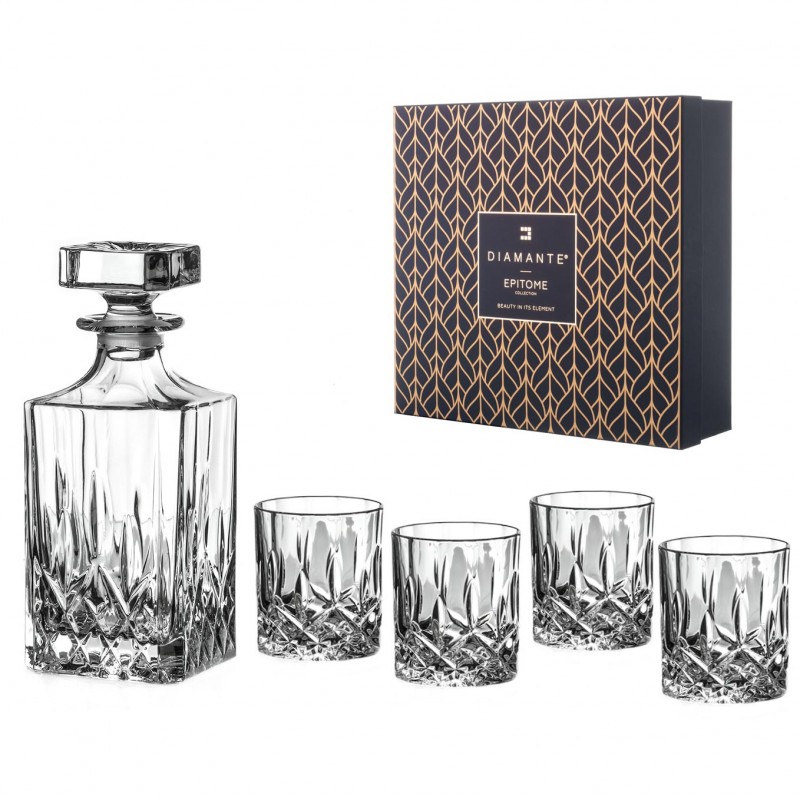 II. Jakost Diamante whisky set Dorchester 1+4