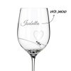 Svatební sklenice se jménem pro svatebního hosta 330 ml 1KS