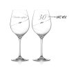 Sklenice na víno Silhouette City s kamínky Swarovski 470 ml 2KS VŠECHNO NEJLEPŠÍ