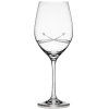 Diamante sklenice na bílé víno se Swarovski krystaly Kiss 360 ml 1KS