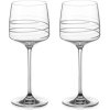 Diamante sklenice na červené víno Twist 450 ml 2KS