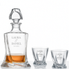 Whisky set pro novomanžele se svatebním motivem Quadro 1+2