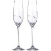 Diamante sklenice na šampaňské Romance s kamínky Swarovski 200ml 2KS