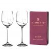 Diamante sklenice na bílé víno Romance s kamínky Swarovski 330ml 2KS